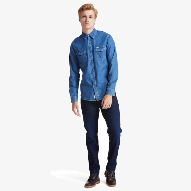 Denim Regular Shirt For Men