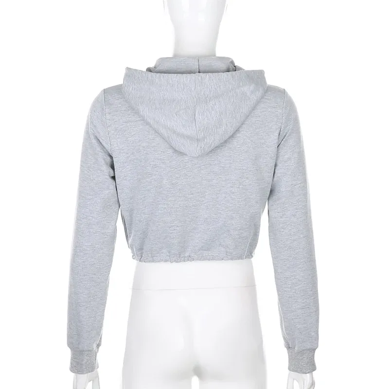 Fashion Streetwear Outfits Cropped Sweatshirts