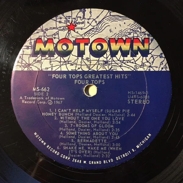 Four Tops - Four Tops Greatest Hits (LP, Comp) (VG )
