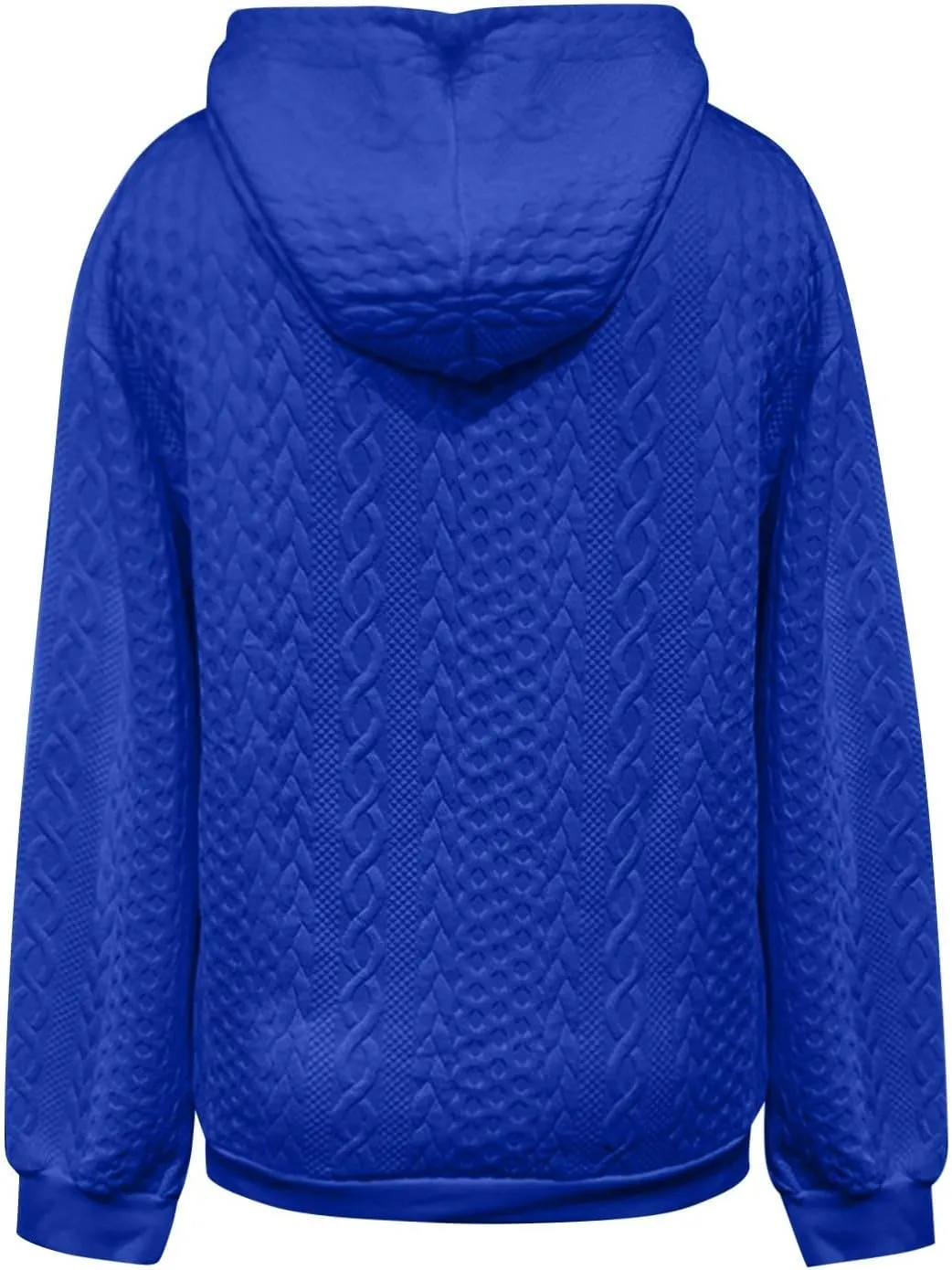LCMTWX Womens Winter Fuzzy Fleece Jacket New Solid Hooded Thickened Jacquard Long Sleeve Sweater Coat Top Hooded Coats