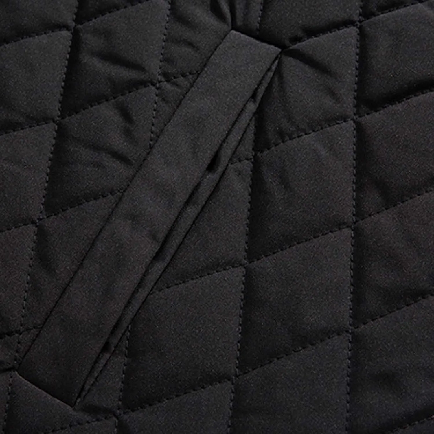 Men's Windbreaker Puffer Jacket Down Coats Winter Lightweight Loose Fit Jackets Lapel Plus Size Button Quilted Jackets