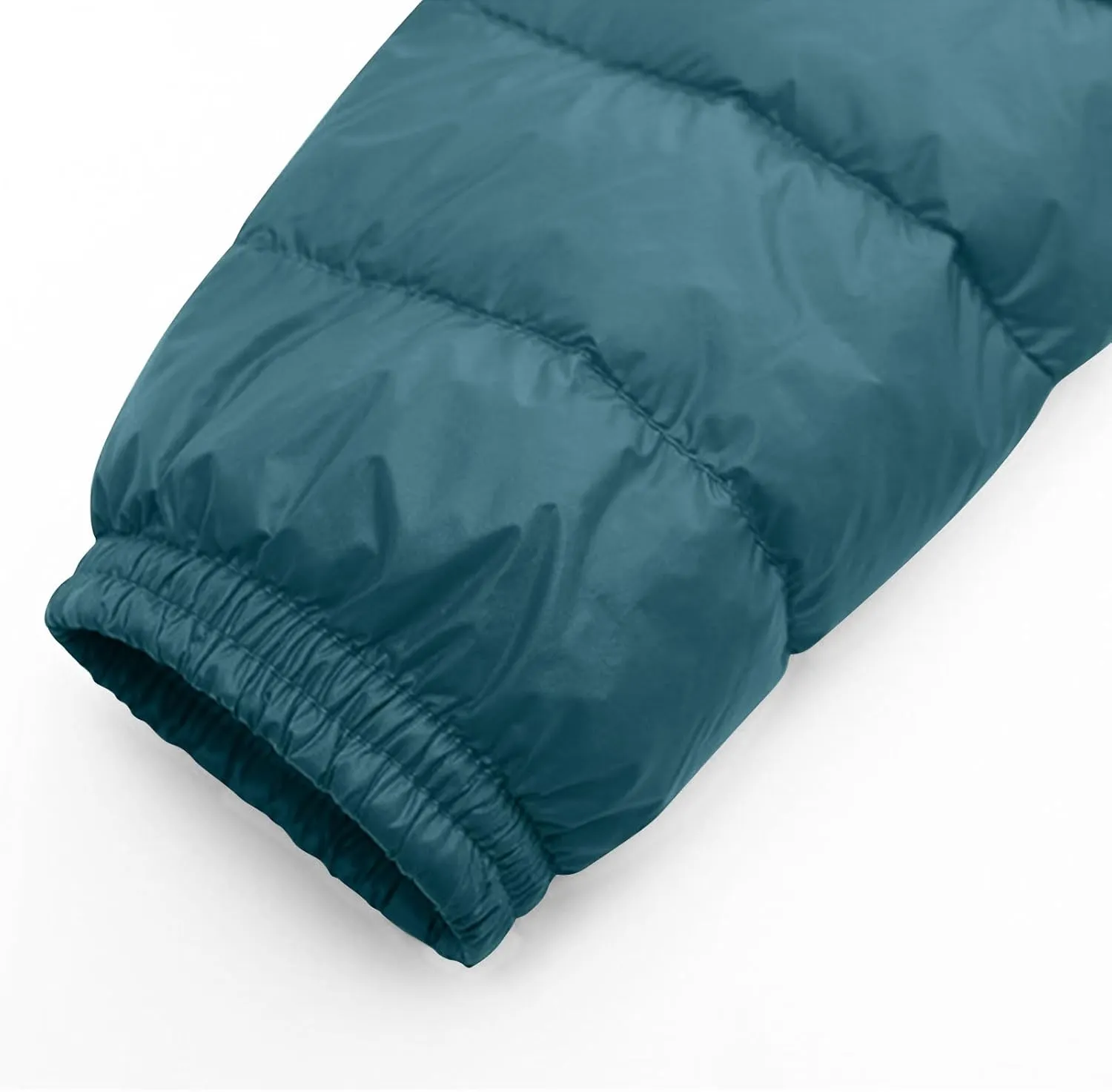 Puffer Jackets Women Lightweight Full Zipper Quilted Jacket Long Sleeve down Jackets Winter Outerwear with Hood