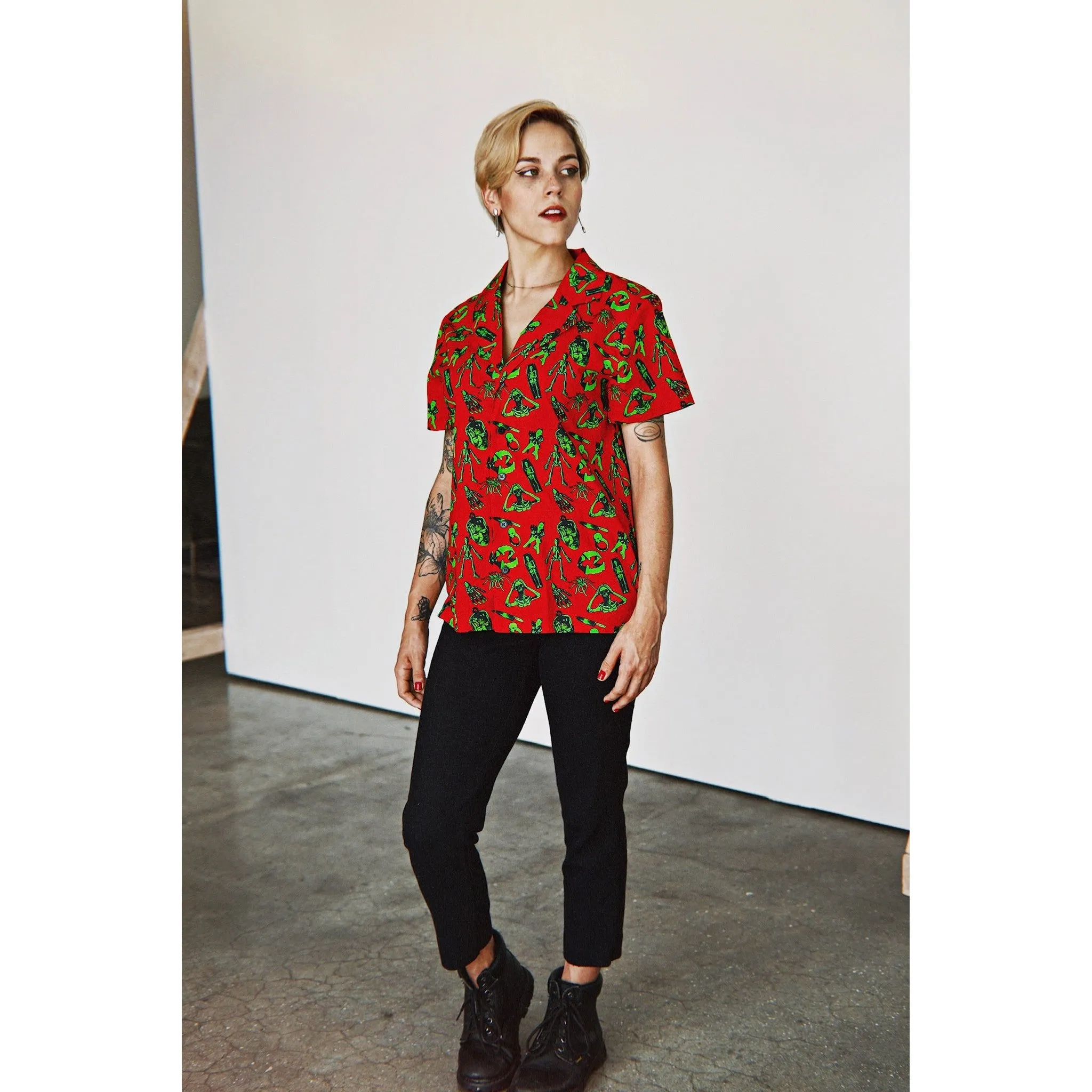 Trick or Trinkets Button-Up
