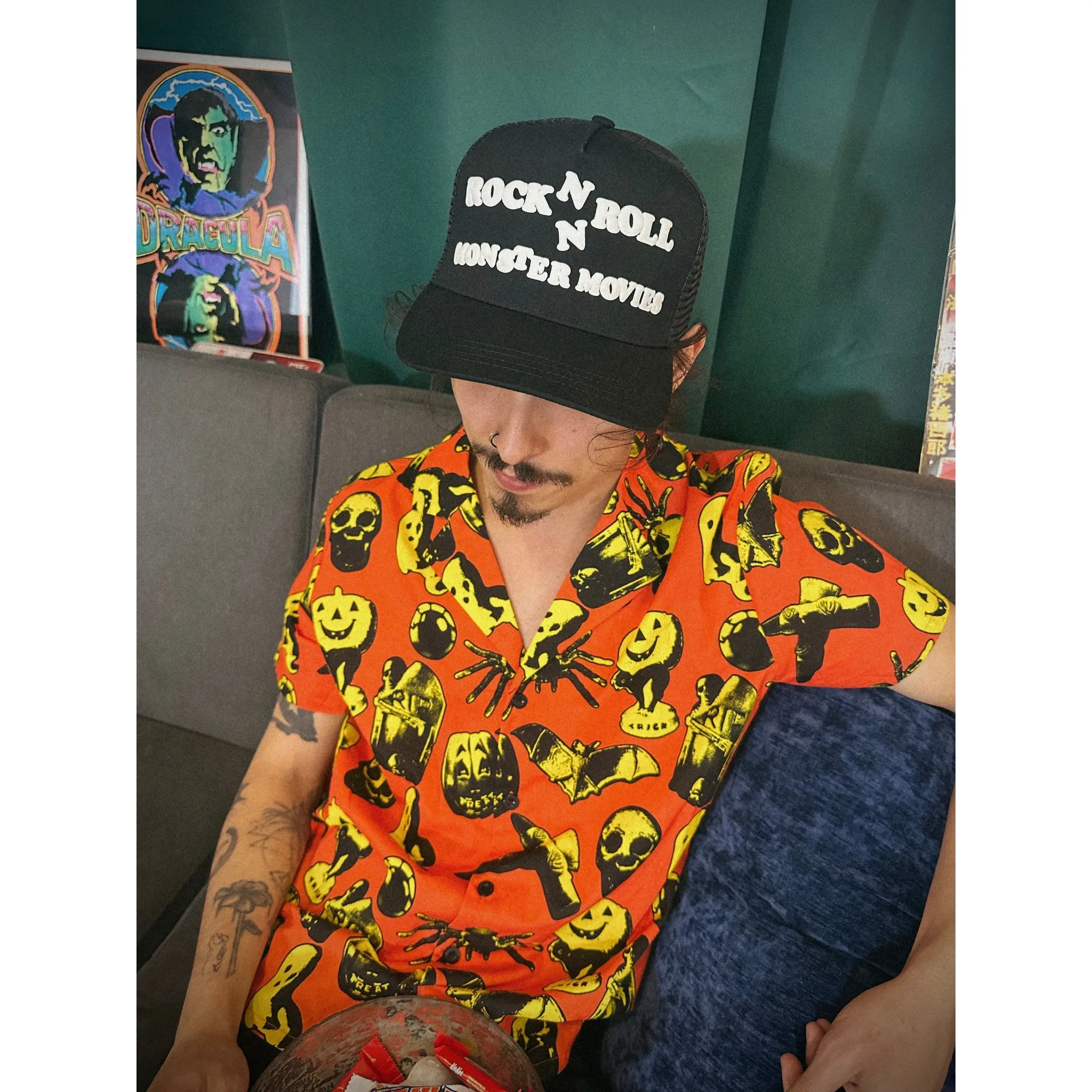 Trick or Trinkets II Button-Up